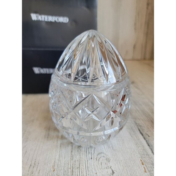 Waterford exclusive Crystal egg Easter home decor glass figure - Picture 4 of 6